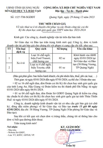 Hướng Dẫn Viết Thư Chào Báo Giá Xe Ô Tô Chuyên Nghiệp