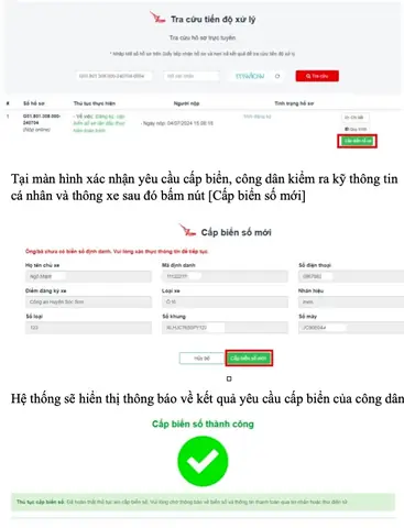 Người Dân Đăng Ký Xe Trên Vneid Từ 1/8. Ảnh: Cục Csgt