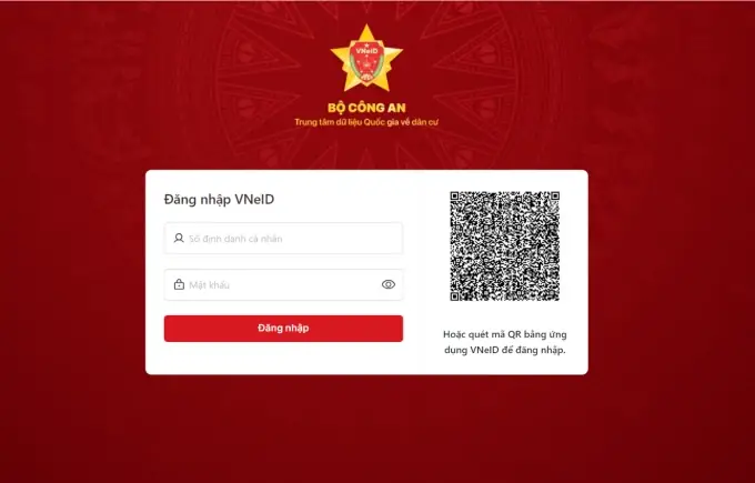 Chủ Xe Phải Đăng Nhập Vneid.