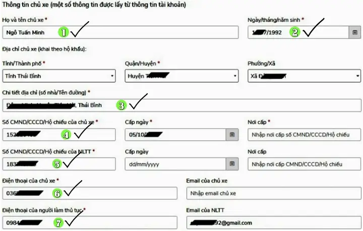 Thủ Tục Kê Biển Xe Ô Tô