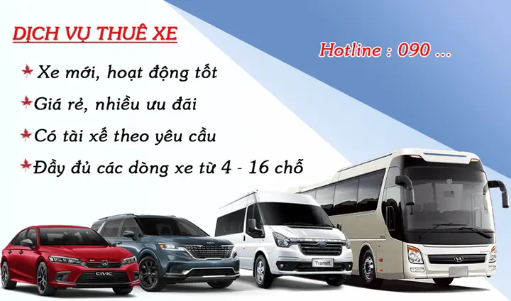 Thuê Xe Tự Lái Trà Vinh