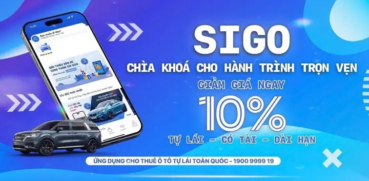 Sigo - App Thuê Xe Tự Lái Nổi Bật Nhất 2025