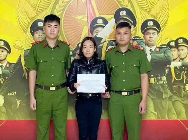 Đối Tượng Đào Thị Mỵ Bị Bắt Giữ. Ảnh: Công An Tp Hải Phòng.&nbsp;