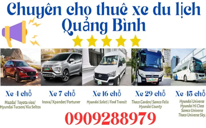 Lý Do Luôn Cập Nhật Giáthuê Xe Tại Quảng Bình?