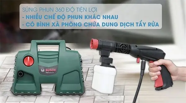 Máy Rửa Xe Gia Đình Bosch Easy Aqt 100