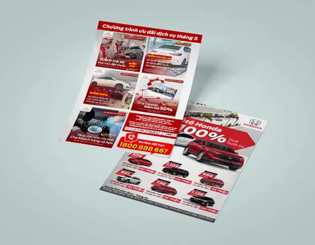 Quy Cách In Tờ Rơi Ô Tô