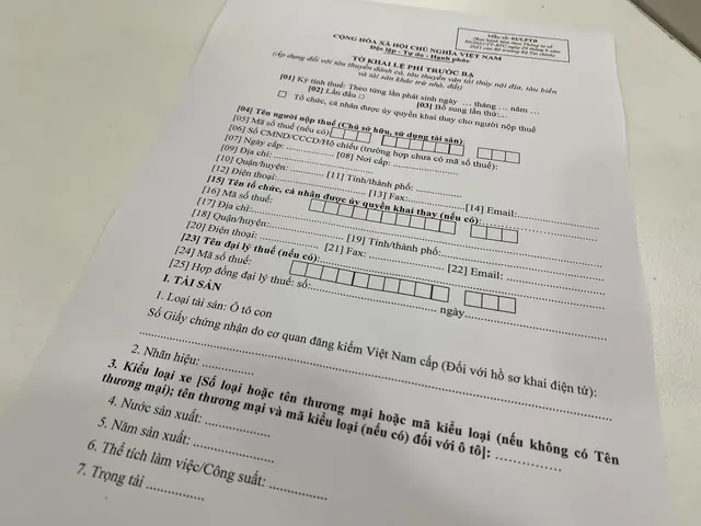 Lệ Phí Trước Bộ Ô Tô Gồm Những Gì?
