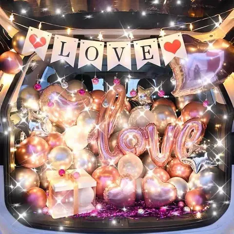 Trang Trí Sinh Nhật Trên Xe Ô Tô