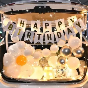 Trang Trí Sinh Nhật Trên Xe Ô Tô