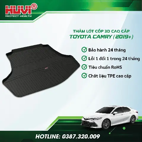 Mô Tả Sản Phẩm Thảm Lót Cốp Ô Tô Toyota Camry