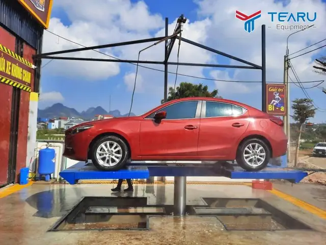Báo Giá Cầu Nâng 1 Trụ Chuyên Rửa Xe Ô Tô Chính Hãng