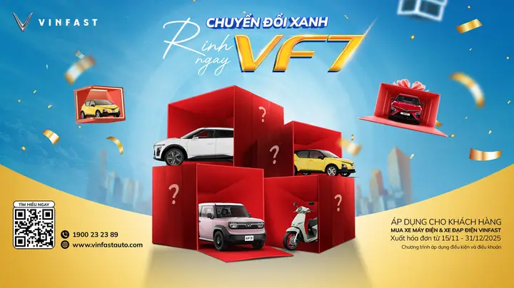 Mua Xe Máy Điện Trúng Ô Tô Điện Vf 7 – Cơ Hội Lớn Từ Chương Trình “chuyển Đổi Xanh” Của Vinfast
