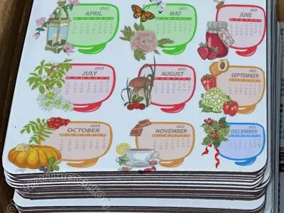 In Lịch Nam Châm Dẻo Dán Tủ Lạnh, Dán Tủ Sắt Cực Đẹp, Giá Rẻ, Lấy Ngay