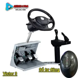 Vô Lăng Victor 3 D-cut Cần Tự Động Cabin Mô Phỏng Học Lái Xe