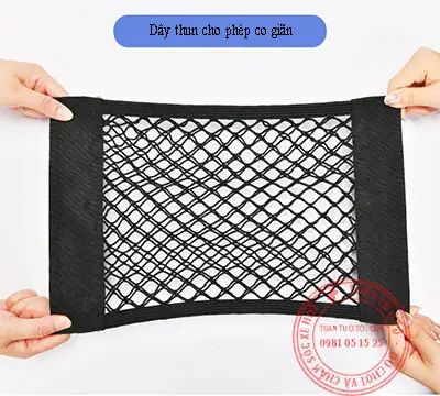 Túi Lưới Dán Đựng Đồ Trong Cốp Xe Ô Tô Với Các Tính Năng