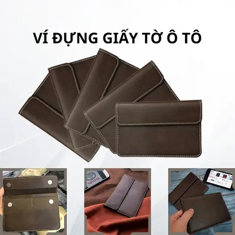 Giới Thiệu Ví Da Đựng Giấy Tờ Xe Ô Tô