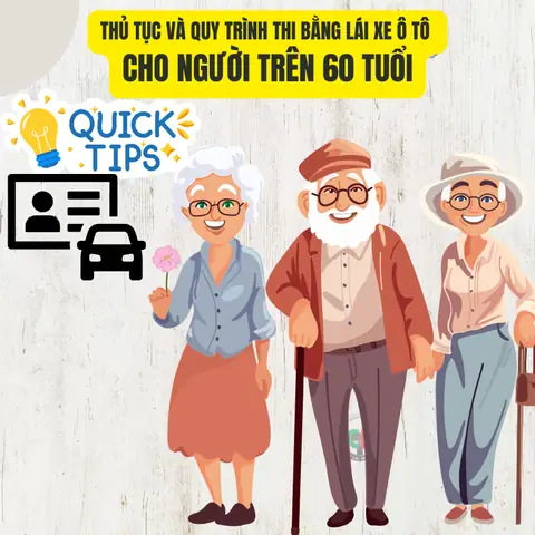 Mẹo Chuẩn Bị Cho Người Trên 60 Tuổi Thi Bằng Lái Xe Ô Tô