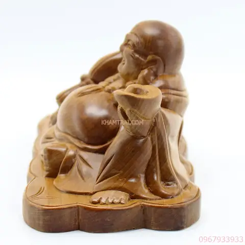 Tượng Di Lặc Gỗ Ngọc Am Thơm Ngát 15*9*9