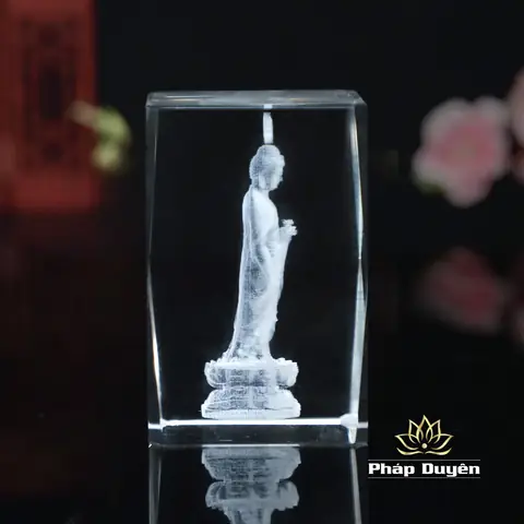 Alternative View Of Tượng Để Xe Phật A Di Đà - In Chìm 8cm