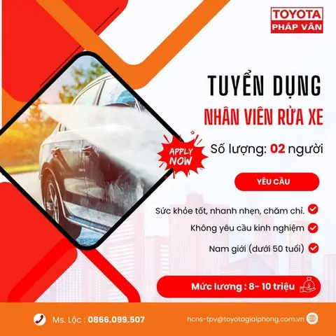 Cẩm Nang Tuyển Nhân Viên Rửa Xe Ô Tô Tại Hà Nội Thành Công