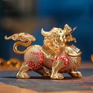 Tượng Linh Vật Phong Thủy Tỳ Hưu, Cá Chép, Kỳ Lân