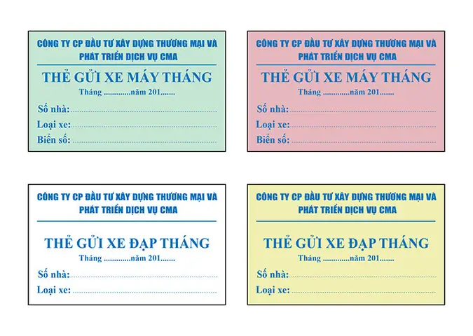 ✅ Có Bao Nhiêu Loại Vé Gửi Xe?