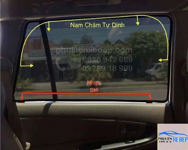 Hướng Dẫn Lắp Đặt Rèm Che Nắng Nam Châm Xe Ô Tô Toyota Zace Hướng Dẫn Lắp Đặt Rèm Che Nắng Nam Châm Xe Ô Tô Toyota Zace