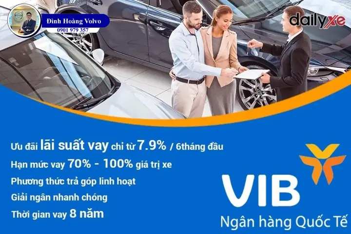 Lãi Suất Vay Mua Xe Ô Tô Trả Góp Vib