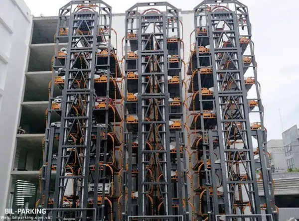 Đặc Điểm An Toàn Của Hệ Thống Đỗ Xe Tự Động Xoay Vòng Đứng Do Bilparking Cung Cấp: