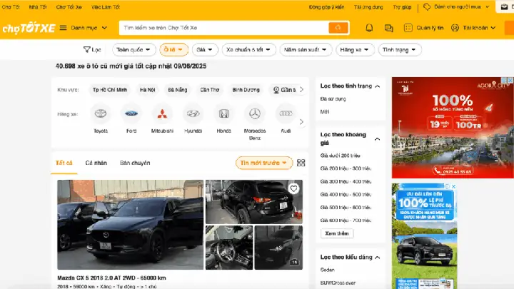 Chợ Tốt Xe – Xe.chotot.com