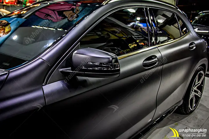 Ưu Điểm Dán Đổi Màu Đen Mờ Mercedes Gla45