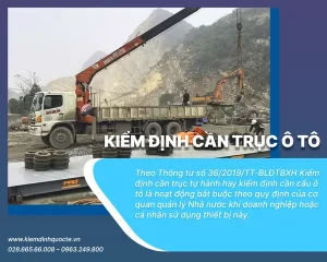 Kiểm Định Cần Trục Ô Tô