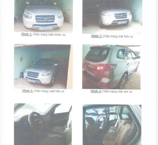 Thanh Lý Xe Ô Tô Hyundai Santafe, 07 Chỗ Ngồi, Biển Kiểm Số 92e-3277, Màu Sơn: Bạc; Năm Sản Xuất/sử Dụng: 2008; Số Khung/số Máy: Kmhsh81dp8u385723/g6ea8a158370.