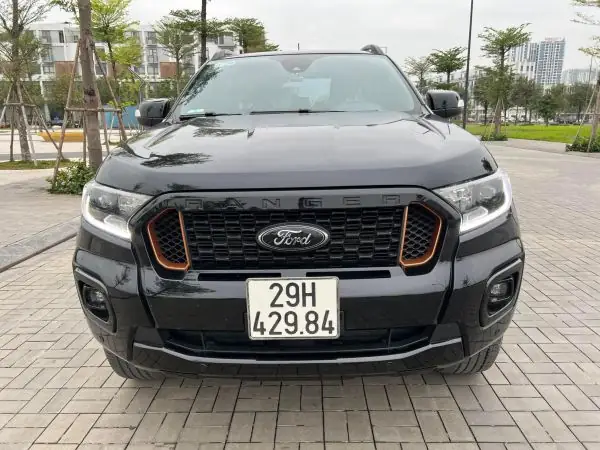 Hình Ảnh Ford Ranger Wildtrak 4×4 At 2021 Màu Đen Đã Qua Sử Dụng