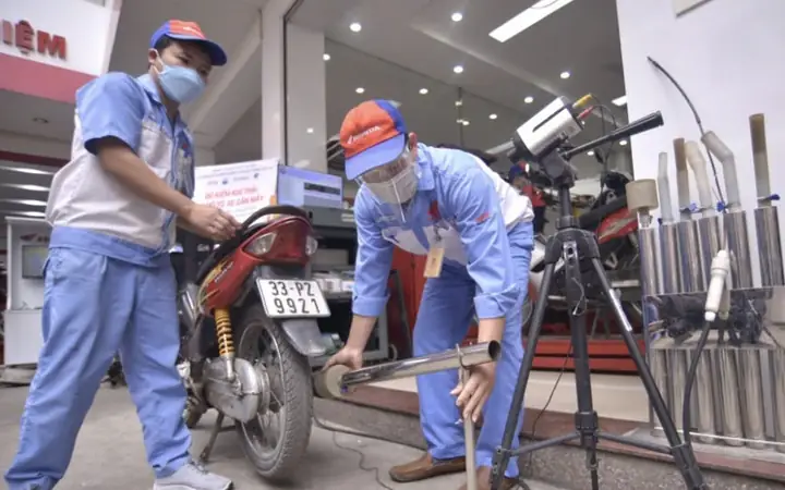 Gần 3.000 Cơ Sở Đảm Bảo Triển Khai Kiểm Định Khí Thải Xe Máy Từ 1/1/2025