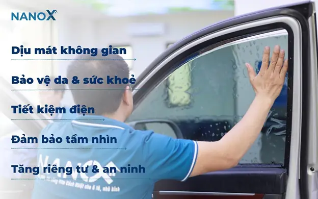 Phim Cách Nhiệt Ô Tô Nanox Cho Chất Lượng Vượt Trội Với Giá Thành Phải Chăng