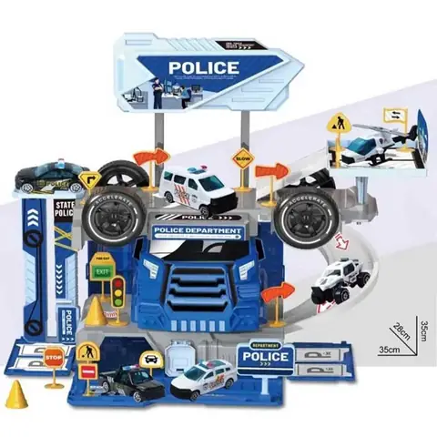 Đồ Chơi Ô Tô Cảnh Sát Biến Hình No.6664-1