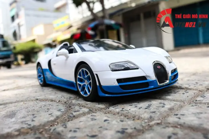 Mô Hình Xe Điều Khiển Ô Tô Bugatti Chiron White 1:14 Rastar