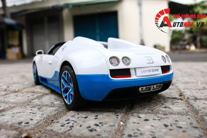 Mô Hình Xe Điều Khiển Ô Tô Bugatti Chiron White 1:14 Rastar