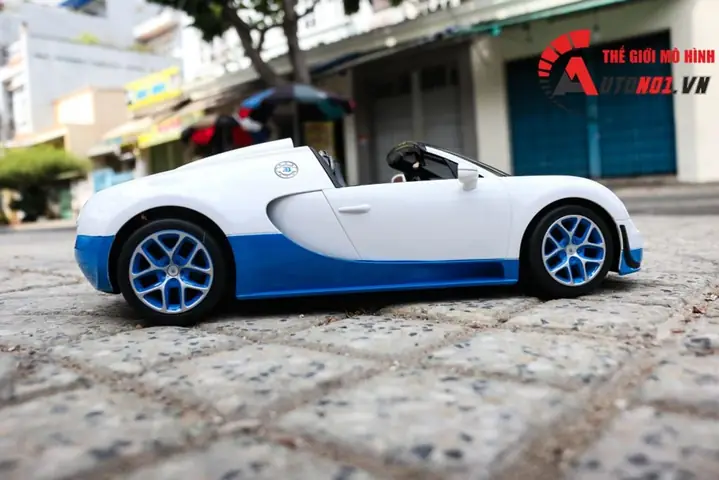 Mô Hình Xe Điều Khiển Ô Tô Bugatti Chiron White 1:14 Rastar