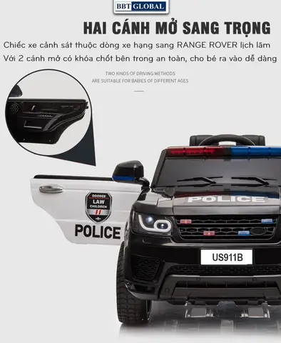 Xe Ô Tô Cảnh Sat Dien Chạy Nhanh