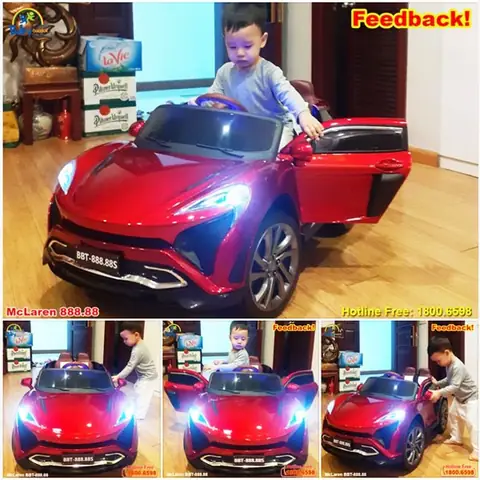 Xe Ô Tô Điện Trẻ Em Dáng Siêu Xe
