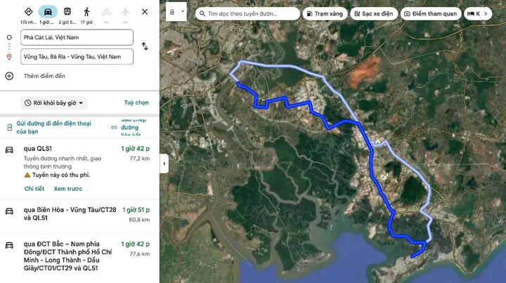 Cung Đường Qua Phà Cát Lái