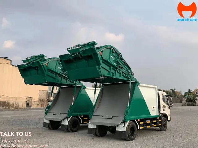 Thông Tin Nổi Bật Của Xe Cuốn Ép Rác 9 Khối Hyundai