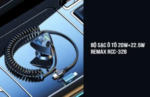 Để Giải Quyết Vấn Sạc Nhanh Trên Ô Tô, Bộ Sạc Ô Tô 20w+22.5w Remax Rcc-328 Với Thiết Kế Và Công Nghệ Hiện Đại Sẽ Trở Thành Lựa Chọn Lý Tưởng Cho Người Dùng Xe Hơi.