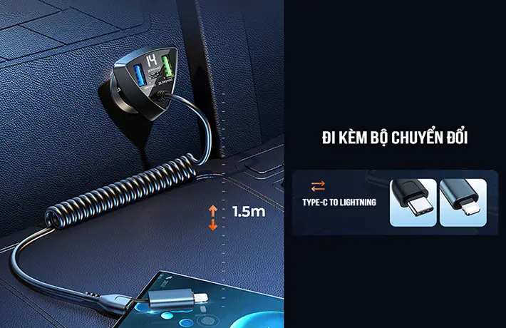 Thiết Kế Củ Sạc Tích Hợp Dây Cáp Đa Năng