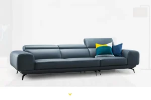 Ghế Sofa Phòng Khách Cris V51 – Tựa Đầu Gật Gù, Thiết Kế Khỏe Khoắn, Da Cao Cấp
