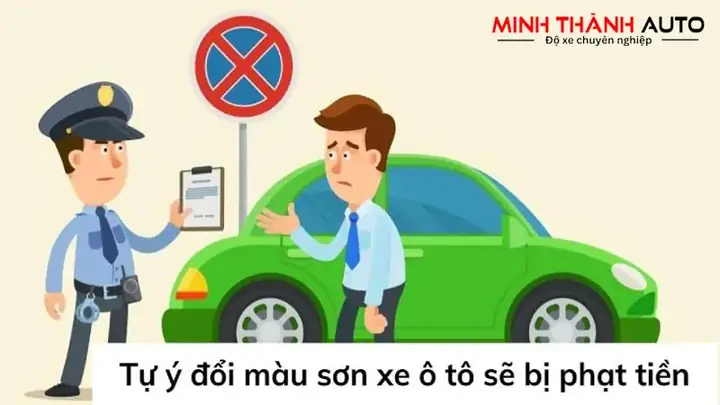 Hậu Quả Nếu Không Đăng Ký Đổi Màu Xe Ô Tô
