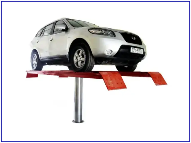 Cầu Nâng 1 Trụ Rửa Xe Ô Tô Của Ấn Độ Elgi Z12013