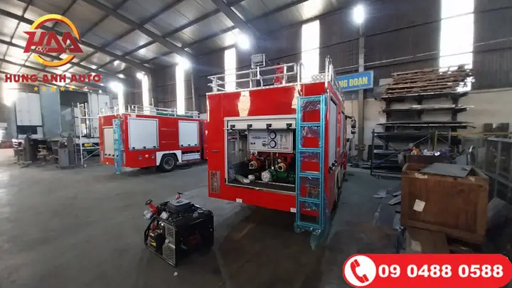 Bảng Báo Giá Xe Chữa Cháy Thaco Foton Ollin S720 Cabin Kép